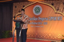 Dr. Ir. Lukmanul Hakim, M.Si Kembali Dipercaya Pimpin LPPOM MUI