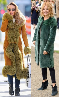 Padu Padan Mantel Warna-warni Ala Selebriti Dunia