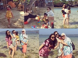 Lupakan Shaheer Sheikh, Ayu Ting Ting Habiskan Waktu dengan Anak