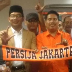 Ridwan Kamil Temui The Jak di Markas Persija di Komplek GBK