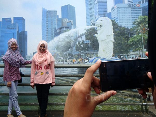 Ada 'Menara Eiffel' dan 'Merlion' di Terminal Bulupitu