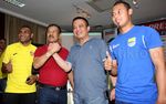 Atep dan Tibo Salam Komando Jelang Final Piala Presiden