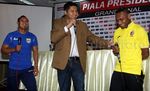 Atep dan Tibo Salam Komando Jelang Final Piala Presiden