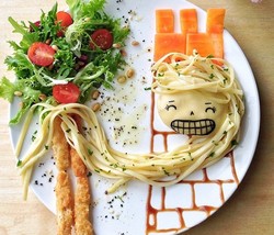 Wah, Lucunya Pinnochio dan Snow White Dalam Bentuk Makanan Ini (1)