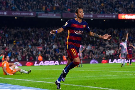 Neymar Empat Gol, Barca Gasak Rayo 5-2