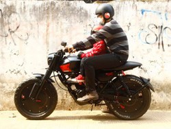 Ini Wujud Modifikasi Motor yang Sayang Anak