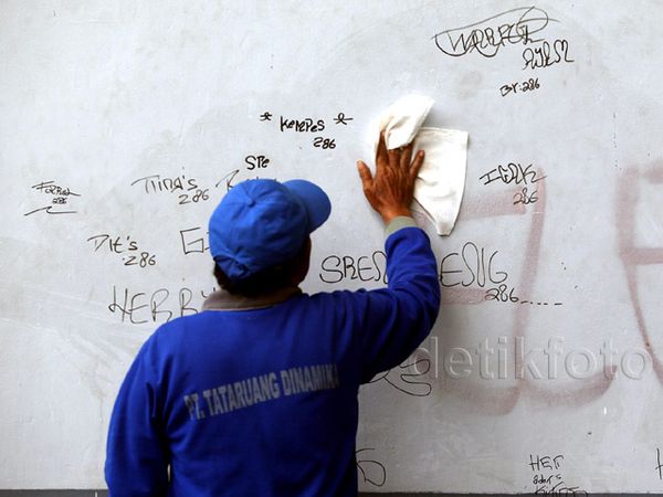 Pasca Piala Presiden, SUGBK Masih Dipenuhi Coretan