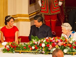 Temui Presiden Tiongkok, Kate Middleton Cantik Kenakan Mahkota