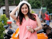 Gaya Cute Kathy Indera Bak Cewek Korea