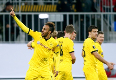 Aubameyang Hat-trick, Dortmund Tekuk FK Qabala