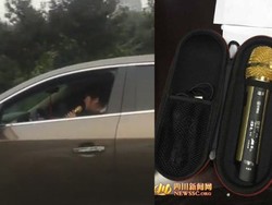 Berkaraoke Sambil Nyetir Saat Jalanan Macet, SIM Wanita Ini Terancam Dicabut