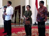 Jokowi Bertemu Megawati di Istana Merdeka