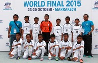 Pengambilan gambar di Stadion Marrakesh untuk kepentingan dokumentasi.