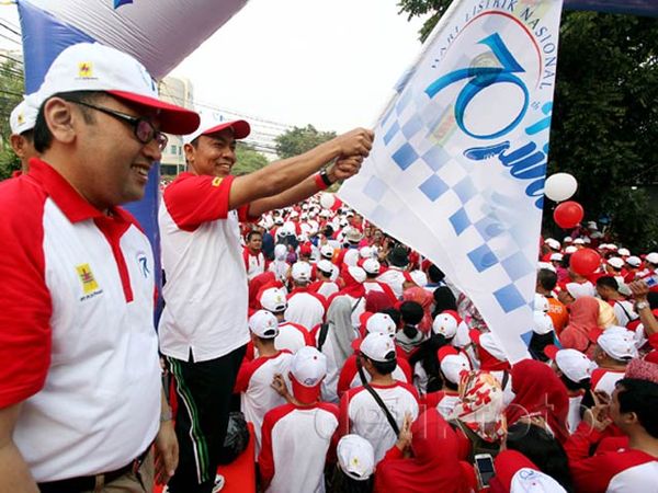 Peringati Hari Listrik ke-70, PLN Gelar Fun Walk