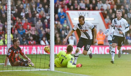 Kane Hat-trick, Spurs Gilas Bournemouth 5-1