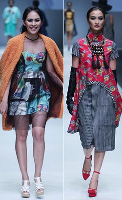 Ketika Ayu Dewi Sampai Cut Tari Mendadak Jadi Model Catwalk