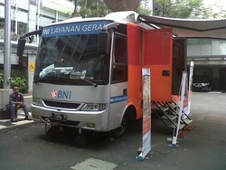 Dukung Layanan Izin 3 Jam, Mobil BNI Parkir di BKPM
