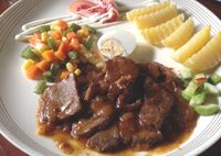 Nyam! Ada Java Steak dan Nasi Campur Komplet di Kedai Nyonya Rumah