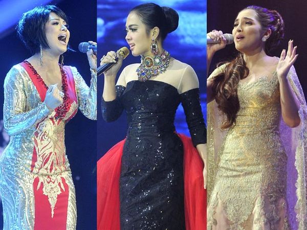 Syahrini, KD, dan Ashanty Tampil Satu Panggung
