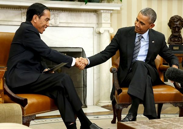Jokowi Bertemu Obama di Gedung Putih