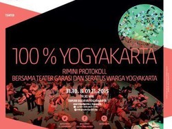 Teater Garasi dan Rimini Protokoll Ajak 100 Warga di 100% Yogyakarta