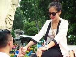 Ogah Bicara Soal Pacar, Pevita Pearce Unggah Foto Mesra dengan Pria Misterius