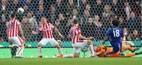 Chelsea menyamakan kedudukan pada menit 90 lewat Loic Remy. Alex Morton/Reuters/detikFoto.