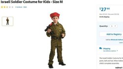 Kostum Halloween Tentara Israel Versi Walmart Dikecam