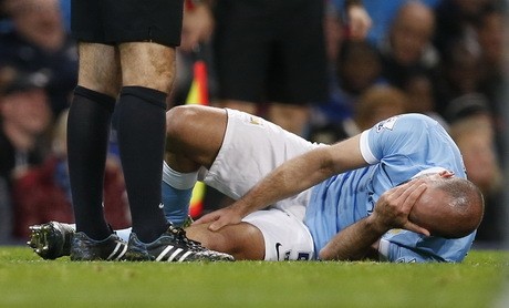 Zabaleta Cedera Lutut Lagi