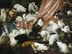 Sotheby Jual Lukisan Raksasa Bergambar Ratusan Kucing