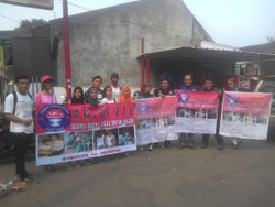 Komunitas Biker Absolute Galang Dana untuk Bayi Penderita Tumor