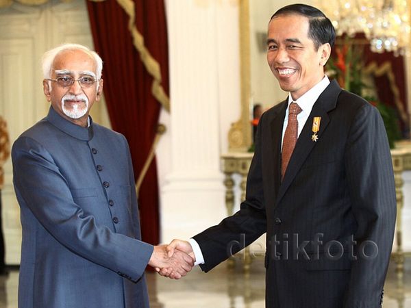 Jokowi Terima Kunjungan Wapres India