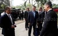 Rombongan delegasi FIFA dan AFC datang pada pukul 10.30 WIB.