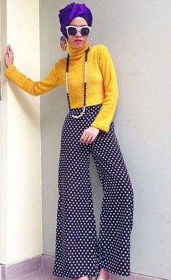 Foto: Ketika Hijabers Pakai Anting Jumbo yang Jadi Tren Musim Ini