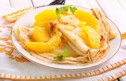 Yuk, Buat Crepe Suzette Praktis Beraroma Jeruk!