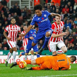 Tanpa Ditemani Mourinho, Chelsea Takluk di Tangan Stoke