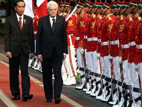 Jokowi Terima Kunjungan Presiden Italia