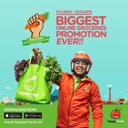 Manjakan Pelanggan, HappyFresh Gelar Program Promo Belanja Online