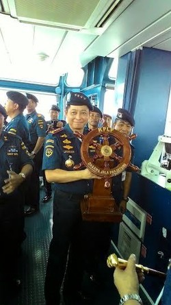 Dapat Baret Bintang Empat, Jonan Jadi Penjaga Pantai