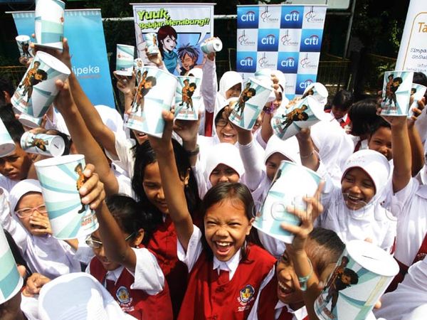 Citi Indonesia Ajarkan Anak-anak SD Keuangan