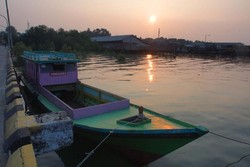 Sunrise Indah dari Pelabuhan Tarakan