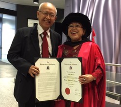 Prof Yati Soenarto Terima Gelar Doktor HC dari Universitas Melbourne