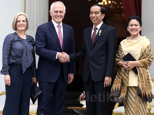 Presiden Jokowi Terima Kunjungan PM Turnbull