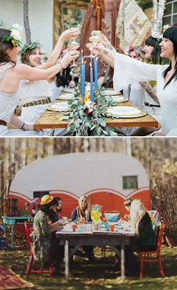 Pesta ala Bohemian Hingga Berkemah, Ini 6 Inspirasi Tema Bridal Shower