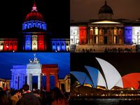#PrayforParis, Gedung-gedung Ini Berwarna Bendera Prancis