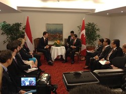 Jokowi Ingin Kanada Buka Lebar Pasar Produk Karet, Mebel, dan Kopi dari RI