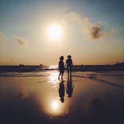 menikmati pagi berdua