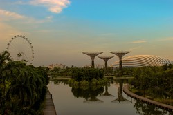 Garden By The Bay  Sunset