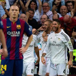 Ladeni Barca, El Real Perkasa di Bernabeu