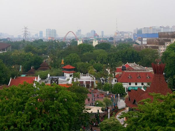 Penampakan Dufan dari Ketinggian